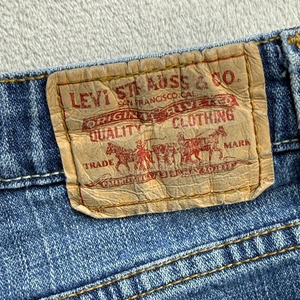 Vintage Levis 515 Bootcut Jeans Women 20M Medium Wash Stretch Mid Rise Y2K Denim